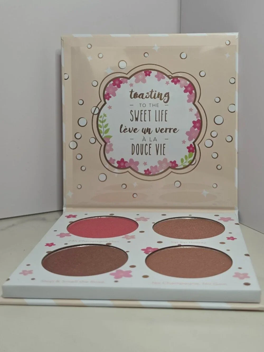 Beauty Bakerie COTTON CANDY CHAMPAGNE Blushlighter PALETTE